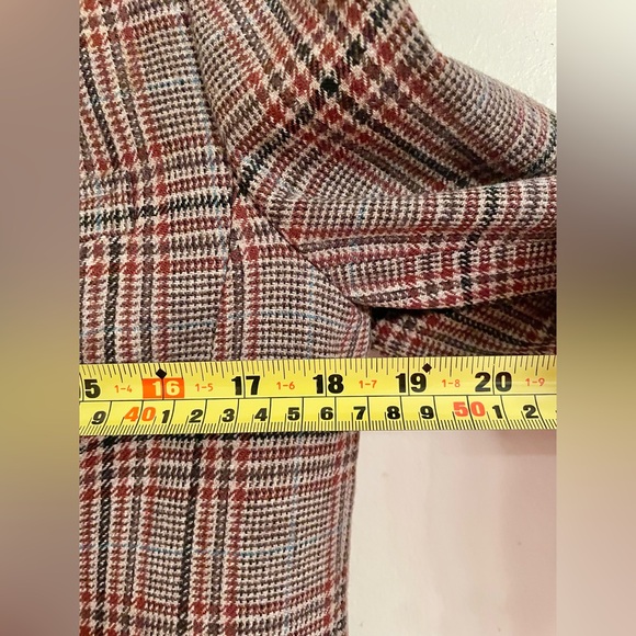 Vtg Pendleton Brown Plaid 100% Wool Blazer Skirt Suit Set- Excellent Condition - Picture 14 of 14